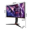 Monitor AOC G2 C24G2AE 23.6" 1920x1080px 165Hz 1 ms [MPRT] Curved Przeznaczenie Dla gracza