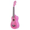Ukulele ARROW PB10PK Soprano Różowy Drewno gryfu Agatowe