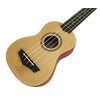 Ukulele ARROW PB10NA Soprano Jasne drewno Drewno gryfu Agatowe