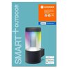 Lampa ogrodowa LEDVANCE SMART+ BT Modern Lantern Wall Kolor Szary