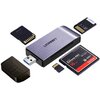Czytnik kart SD/MicroSD UGREEN CM180 Srebrny Głębokość [mm] 94