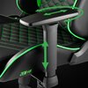 Fotel RAZER Tarok Pro by Zen Czarno-zielony Regulacja podłokietników Przód - tył