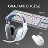 Słuchawki LOGITECH G733 Lightspeed Bezprzewodowe, Nauszne, Dźwięk przestrzenny Biały Aktywna redukcja szumów Nie