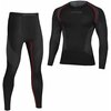 Bielizna termoaktywna SPOKEY Lee (rozmiar XL/XXL) Czarno-czerwony