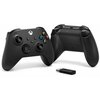 Kontroler MICROSOFT bezprzewodowy Xbox Carbon Black + Bezprzewodowy adapter USB-A Przeznaczenie PC