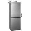 Lodówka HISENSE RB291D4CDF 161.3cm Srebrna Sterowanie Mechaniczne