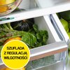 Lodówka HISENSE RQ563N4GB1 Side by Side No frost 181cm Czarna (szkło) Kolor producenta Czarne szkło