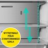 Lodówka HISENSE RQ563N4GB1 Side by Side No frost 181cm Czarna (szkło) Kolor / wykończenie frontu Czarne szkło