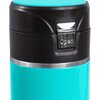 Opakowanie produktu przedstawia butelkę termiczną w miętowym matowym kolorze o pojemności 400 ml. Na opakowaniu widnieje tekst: "N'OVEEN BUTELKA TERMICZNA 400 ml TB514 SEA GREEN MAT", a także informacje o właściwościach produktu, takie jak "BPA FREE", "IN
