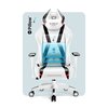 Fotel DIABLO CHAIRS X-Horn 2.0 (XL) Biało-czarny Poduszka lędźwiowa Tak