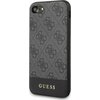 Etui GUESS 4G Stripe Collection do Apple iPhone 7/8/SE 2020/SE 2022 Szary Seria telefonu iPhone