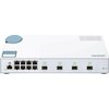 Switch QNAP QSW-M408S Gigabit Ethernet, 12 portów, Zarządzalny Złącza RJ-45 10/100/1000 Mbps x 8 szt., SFP+ x 4 szt.