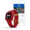 Smartband GARMIN Vivofit Junior 3 Iron Man Czerwony Kompatybilna platforma iOS