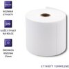 Etykieta termiczna QOLTEC 100 x 150 mm (500 szt.) Biały Rodzaj powierzchni Termiczna