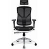Fotel DIABLO CHAIRS V-Basic Biało-czarny Materiał obicia Siatka mesh