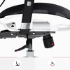 Fotel DIABLO CHAIRS V-Basic Biało-czarny Regulacja podłokietników Przód - tył