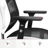 Fotel DIABLO CHAIRS V-Basic Biało-czarny Regulowane oparcie Tak