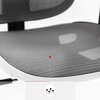 Fotel DIABLO CHAIRS V-Basic Biało-szary Regulacja podłokietników Góra - dół