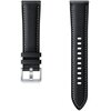Pasek do Samsung Gear Sport/Galaxy Watch/Galaxy Watch Active Stitch Leather Band Czarny