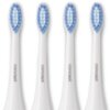 Oryginalna końcówka szczoteczki CONCEPT Soft Clean ZK0002 (4 szt.) (Delikatna dla zębów i dziąseł) Kolor Biało-niebieski