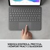 Etui na iPad Pro LOGITECH Folio Touch Szary Klawiatura Model tabletu iPad Pro 11 cali (1. generacji)