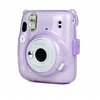 Futerał LOVEINSTANT Instax Mini 11 Fioletowy Brokat Przezroczysty Kieszenie zewnętrzne Nie