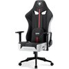 Fotel DIABLO CHAIRS X-Player 2.0 Kido Czarno-biały Materiał obicia Tkanina EcoFiber