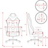 Fotel DIABLO CHAIRS X-Player 2.0 Kido Czarno-biały Rekomendowany wzrost [cm] 125 - 155