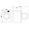 Pralka HOTPOINT ARISTON AQS73D28S EU/B N 7kg 1200 obr Elektroniczny system wyważania wsadu Bezpieczeństwo użytkowania Blokada przedwczesnego otwarcia drzwi