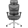 Fotel DIABLO CHAIRS V-Commander Czarno-szary Materiał obicia Siatka mesh