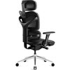 Fotel DIABLO CHAIRS V-Commander Czarno-szary Podświetlenie RGB Nie