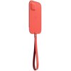 Etui APPLE Leather z MagSafe do iPhone 12/12 Pro Różowy cytrus Seria telefonu iPhone