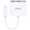 Hub SAVIO AK-48 USB Typu C 3.2 Gen. 1, Pasywny Typ Pasywny