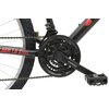 Rower górski MTB INDIANA X-Pulser 1.6 M18 26 cali męski Czarno-czerwony mat Kolory dostępne w ofercie producenta Czarno-czerwony