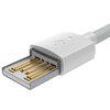 Kabel USB - Lightning BASEUS Wisdom 1.5 m Biały (2 szt.) Gwarancja 24 miesiące