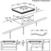 Płyta indukcyjna ELECTROLUX EIV8457 SLIM-FIT Z okapem Nie