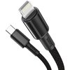 Kabel USB-C - Lightning BASEUS High Density Braided 1 m Długość [m] 1