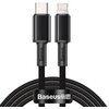 Kabel USB-C - Lightning BASEUS High Density Braided 2 m