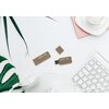 Pendrive GOODRAM UME3 Eco Friendly 32GB, USB 3.2 Gen. 1 (USB 3.0), Odczyt 60 Mb/s, Zapis 20 Mb/s Brązowy Wysokość [mm] 55