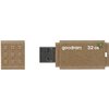 Pendrive GOODRAM UME3 Eco Friendly USB 3.0 32GB Brązowy Maksymalna prędkość zapisu [MB/s] 20