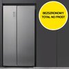 Lodówka HISENSE RS650N4AF2 Side by Side No frost 179.1cm Czarna Podajnik wody Kostkarka Kolor producenta Czarny