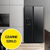 Lodówka HISENSE RS694N4GBE Side by Side No frost 178.6cm Czarna (szkło) Podajnik wody Kostkarka Czas utrzymania temperatury w przypadku braku zasilania [h] 8