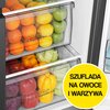 Lodówka HISENSE RS694N4GBE Side by Side No frost 178.6cm Czarna (szkło) Podajnik wody Kostkarka Położenie zamrażarki Side by Side