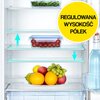 Lodówka HISENSE RL481N4BIE No frost 185.5cm Srebrna Metal Tech Cooling Roczne zużycie prądu 143 kWh = 164.45 zł