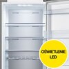 Lodówka HISENSE RL481N4BIE No frost 185.5cm Srebrna Metal Tech Cooling Kolor producenta Szary