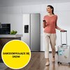 Lodówka HISENSE RS650N4AC2 Side by Side No frost 179.1cm Srebrna Podajnik wody Kostkarka Kolor producenta Inox