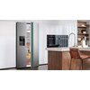 Lodówka HISENSE RS650N4AC2 Side by Side No frost 179.1cm Srebrna Podajnik wody Kostkarka Liczba agregatów 1