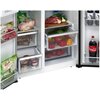 Lodówka CONCEPT LA7691bc Side by Side No frost 178cm Czarna Licowane drzwi Nie