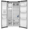 Lodówka CONCEPT LA7691bc Side by Side No frost 178cm Czarna Kompresor inwerterowy Tak
