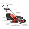 Kosiarka spalinowa HORTMASZ HKS 746 NL Loncin LC1P65FE z napędem 460mm 2.4kW Silnik marka Loncin